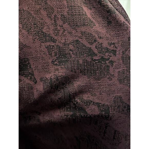 Spyder Active Shirt Womens Large Performance 1/4 Zip Long Sleeve Burgundy Camo - Picture 7 of 7